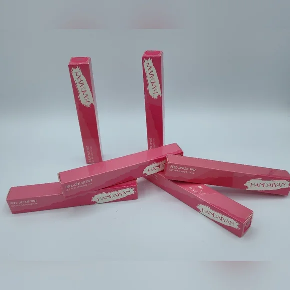 Handaiyan Peel-Off Lip Tint Set of 6 Long-Lasting Stain NIB - Picture 1 of 3